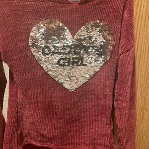 Child’s sweater size 5 marron